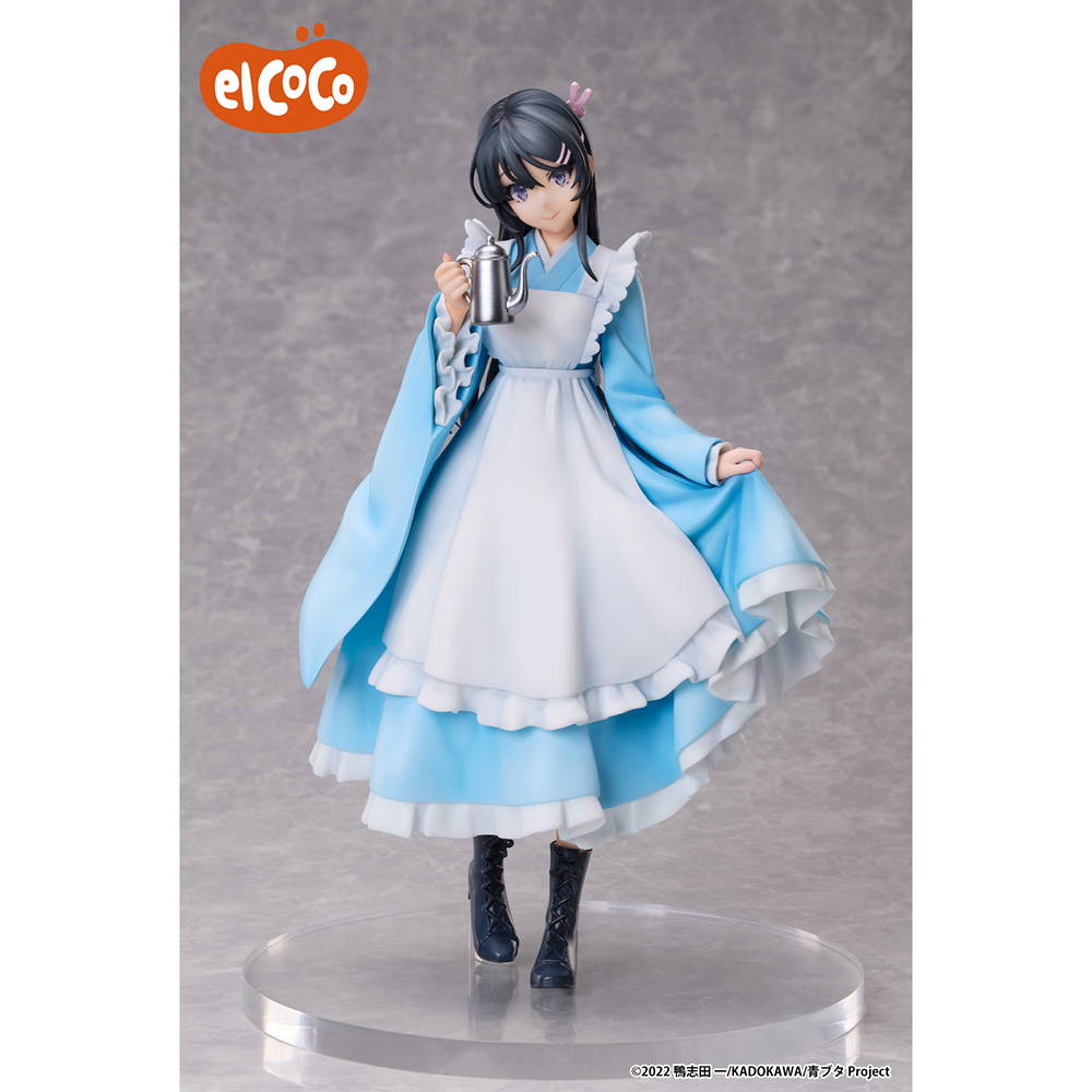 「青春ブタ野郎」シリーズ　１／7スケールフィギュア　桜島麻衣　和服メイドVer．
